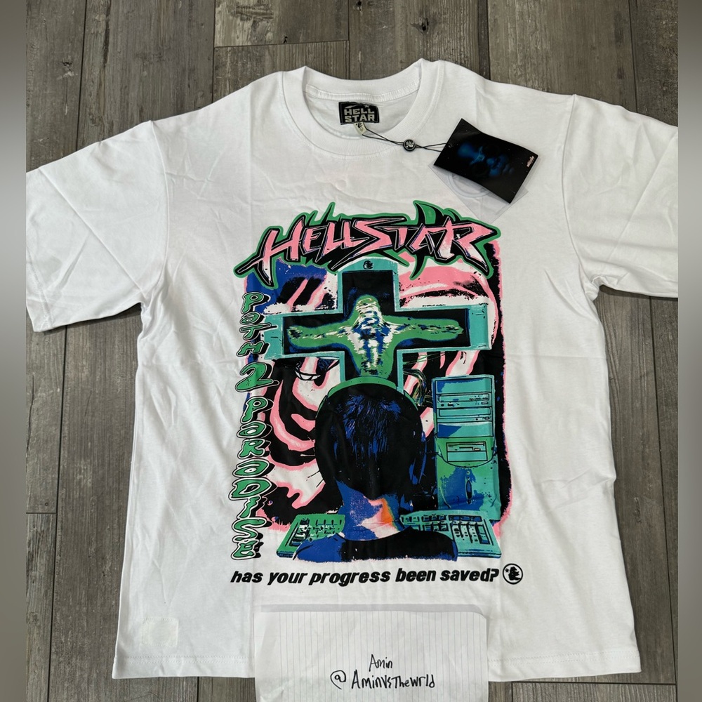 Hellstar Online T-Shirt ‘White’